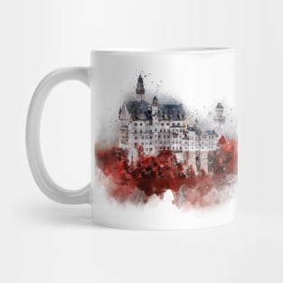 Castle watercolor Mug